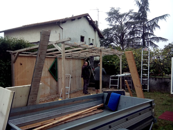 démontage du cabanon 3